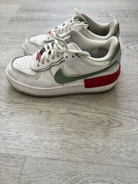 Nike Air Force 1 Shadow white trainers size 7.5